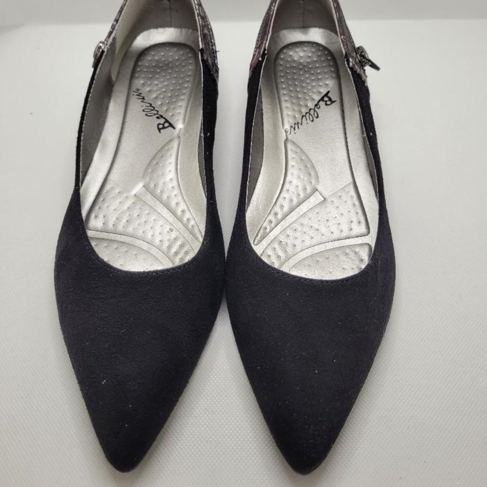 New Bellini Novatoo Flats, Women's, size 7.5M Black